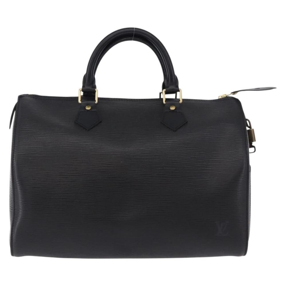 Louis Vuitton Epi Speedy 30 Handbag Black